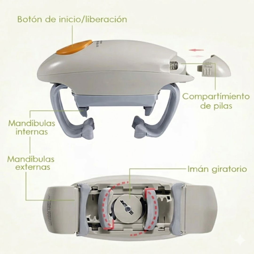 Girafácil™ – Abridor Automático de Tarros.