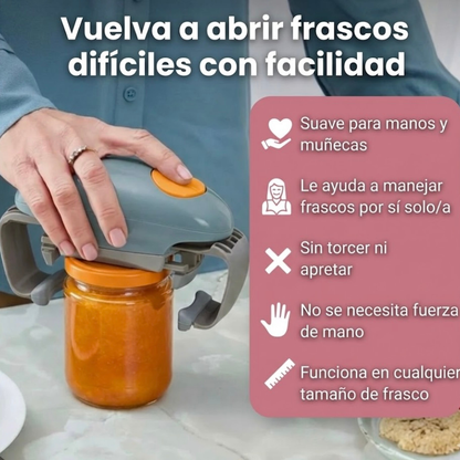 Girafácil™ – Abridor Automático de Tarros.
