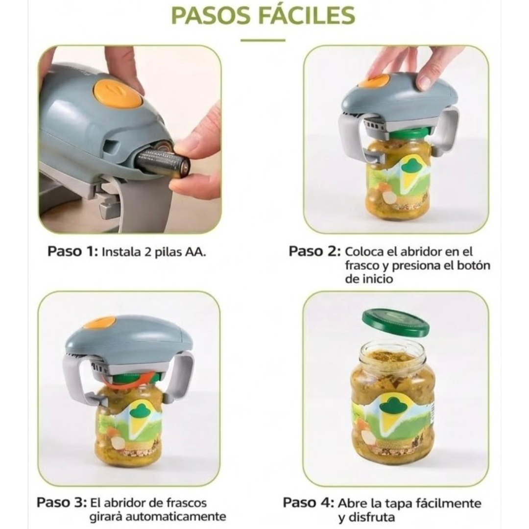 Girafácil™ – Abridor Automático de Tarros.