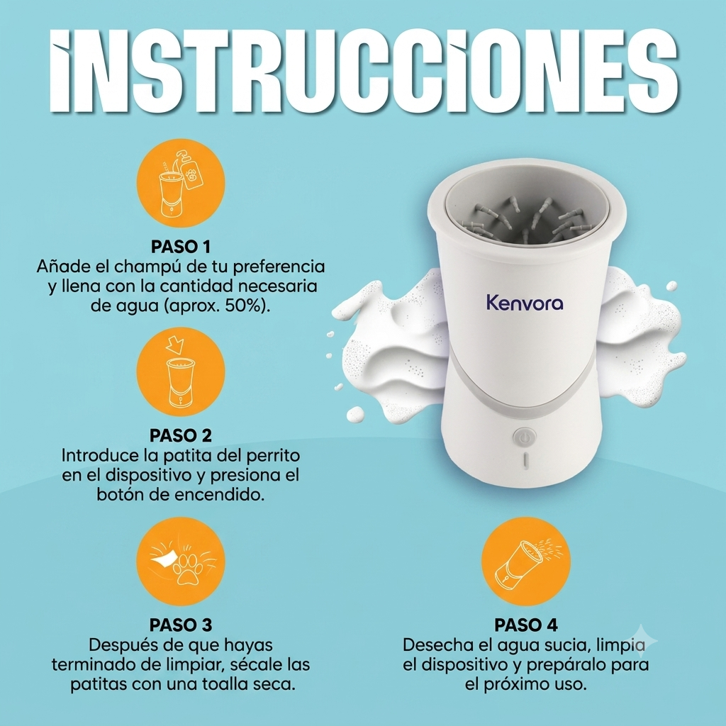 PawClean™-Limpiador Automático de Patas